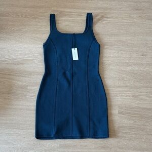 NWT Babaton Sculpt Knit Bustier Dress